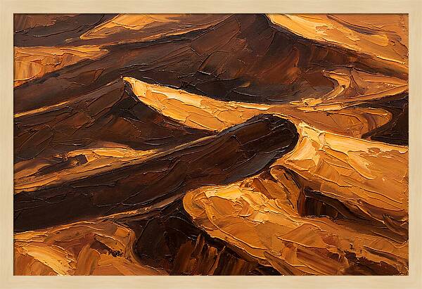 Desert Dunes In Warm Tones