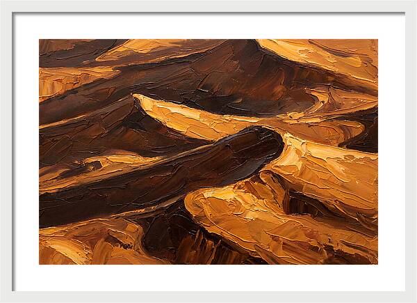 Desert Dunes In Warm Tones