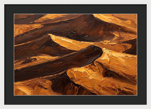 Desert Dunes In Warm Tones
