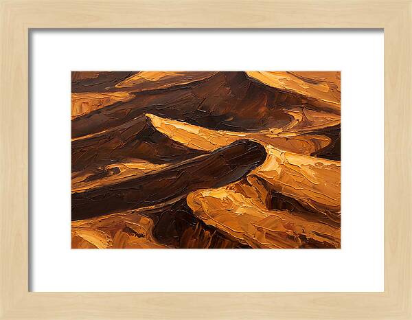 Desert Dunes In Warm Tones