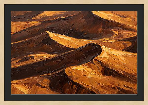 Desert Dunes In Warm Tones