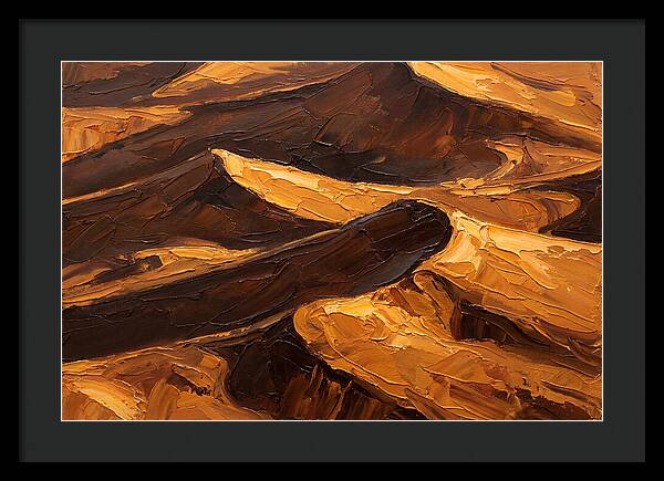 Desert Dunes In Warm Tones