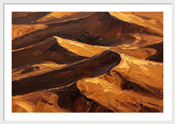 Desert Dunes In Warm Tones