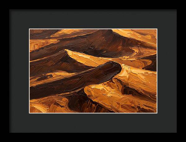 Desert Dunes In Warm Tones