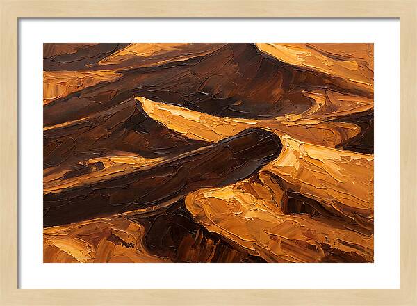 Desert Dunes In Warm Tones