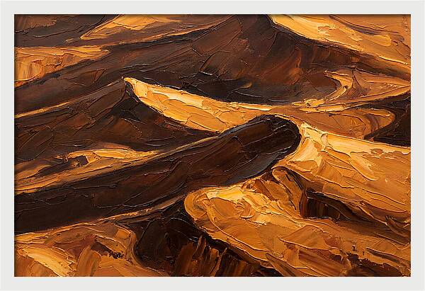 Desert Dunes In Warm Tones