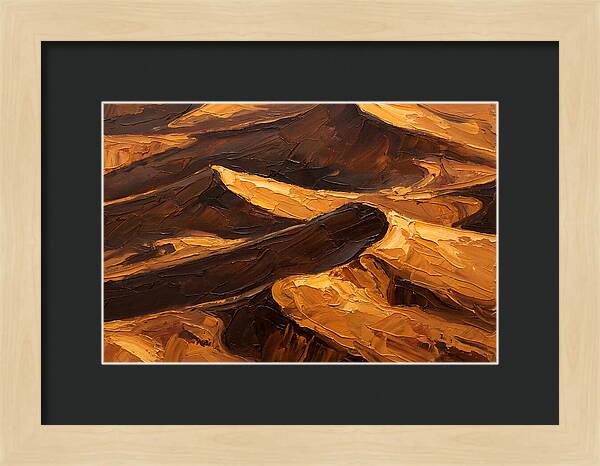 Desert Dunes In Warm Tones