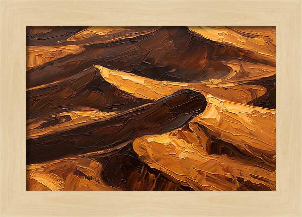 Desert Dunes In Warm Tones