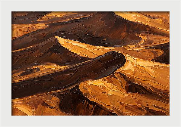 Desert Dunes In Warm Tones