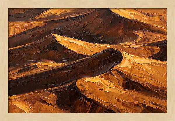 Desert Dunes In Warm Tones