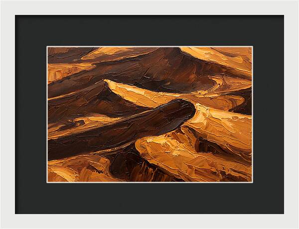 Desert Dunes In Warm Tones