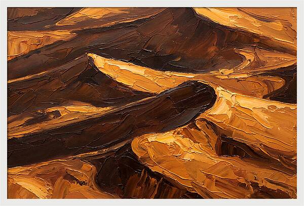 Desert Dunes In Warm Tones