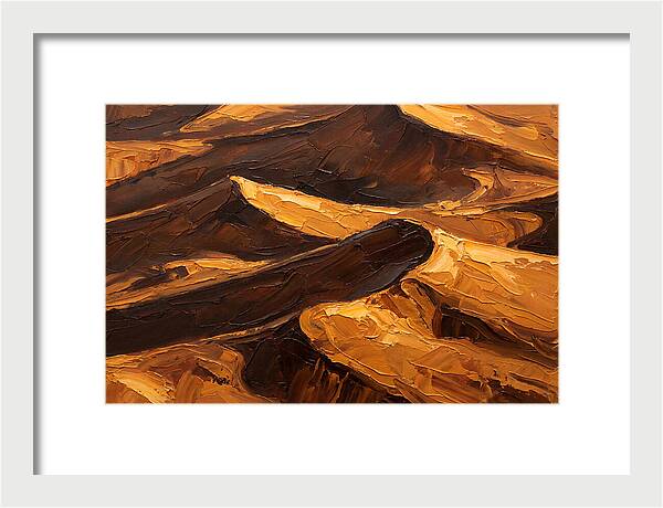 Desert Dunes In Warm Tones