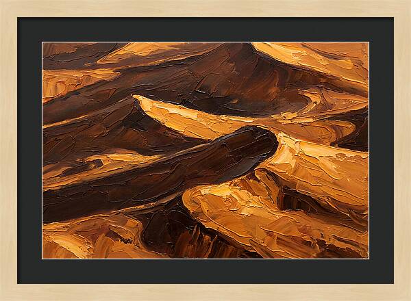 Desert Dunes In Warm Tones