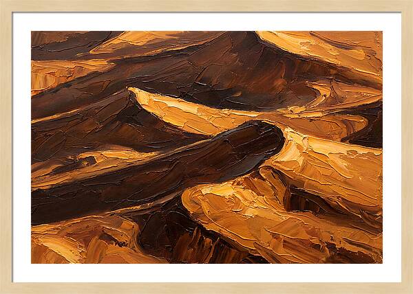 Desert Dunes In Warm Tones