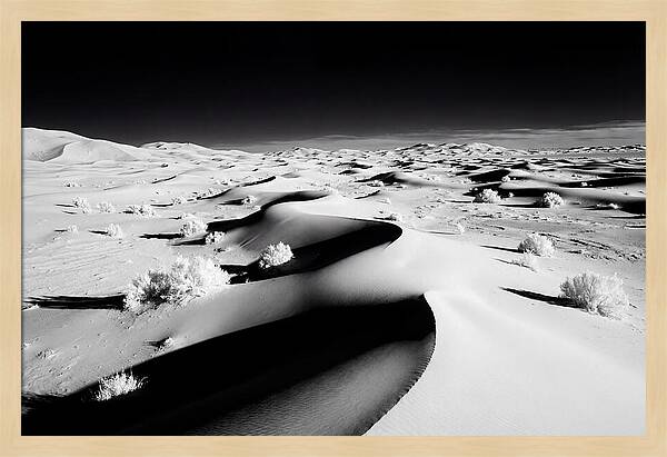 Desert Dusk Over Erg Chebbi Dunes