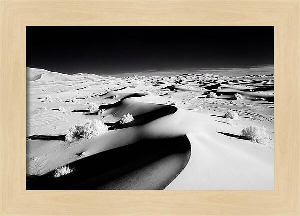 Desert Dusk Over Erg Chebbi Dunes