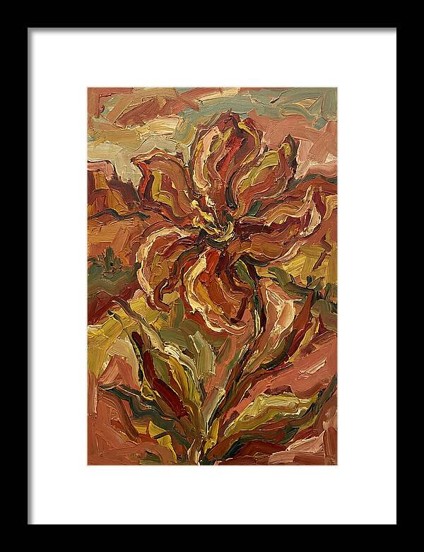 Desert Flower Blooming Brightly