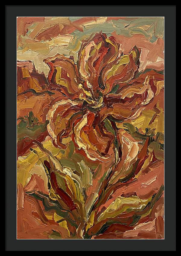 Desert Flower Blooming Brightly