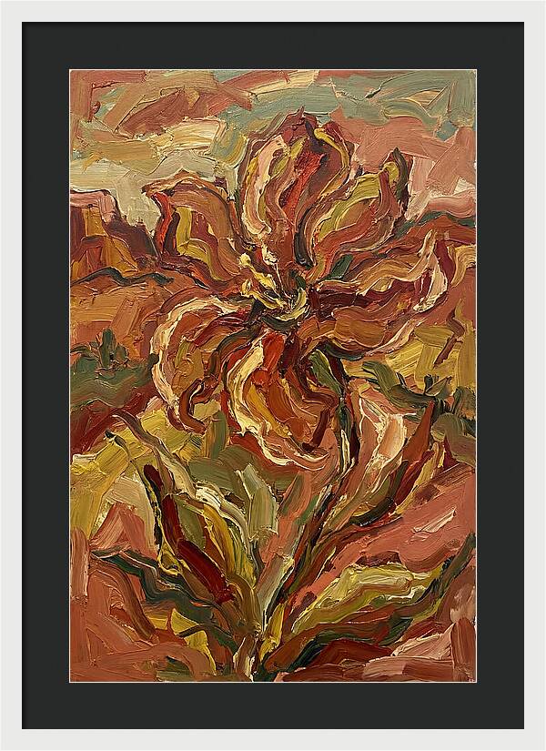 Desert Flower Blooming Brightly