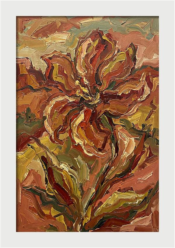 Desert Flower Blooming Brightly