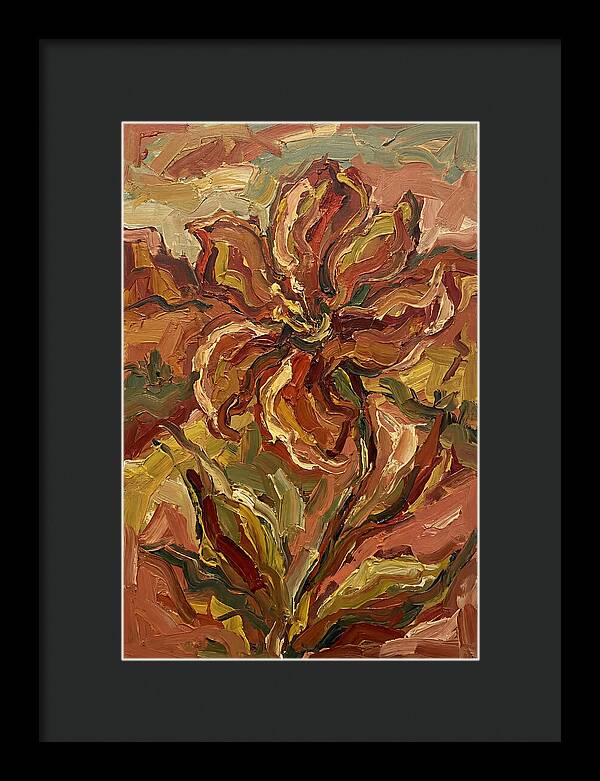 Desert Flower Blooming Brightly
