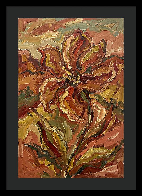 Desert Flower Blooming Brightly