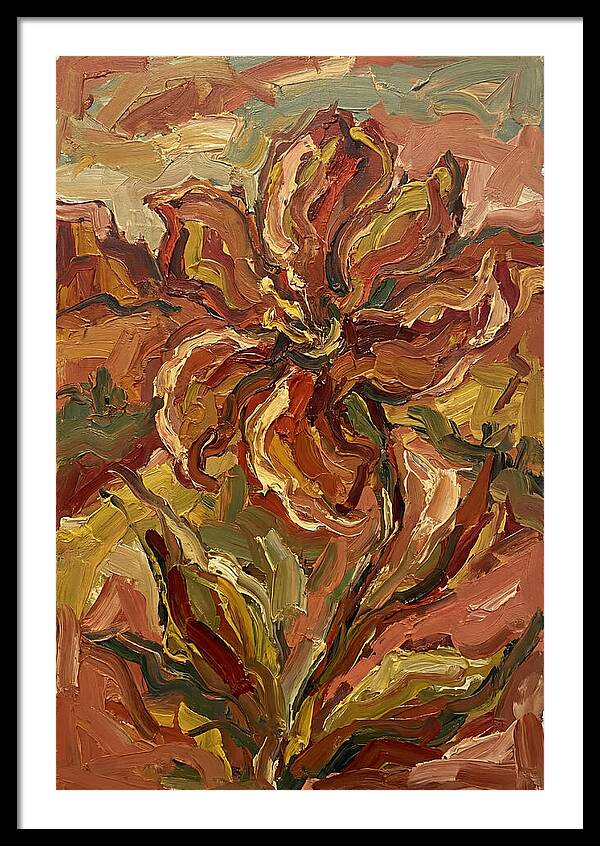 Desert Flower Blooming Brightly
