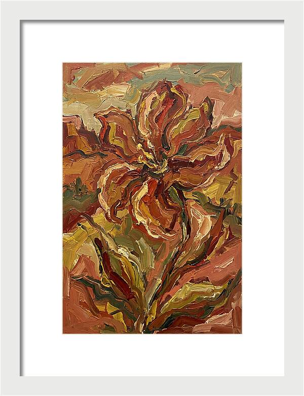 Desert Flower Blooming Brightly