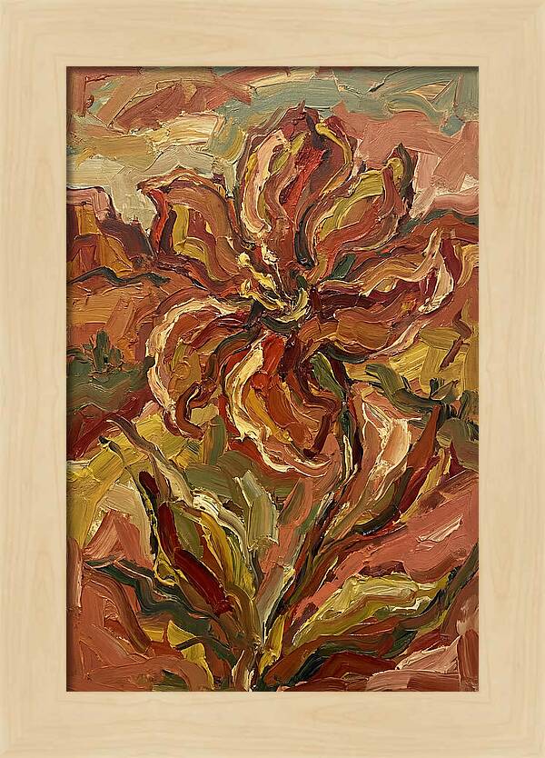 Desert Flower Blooming Brightly