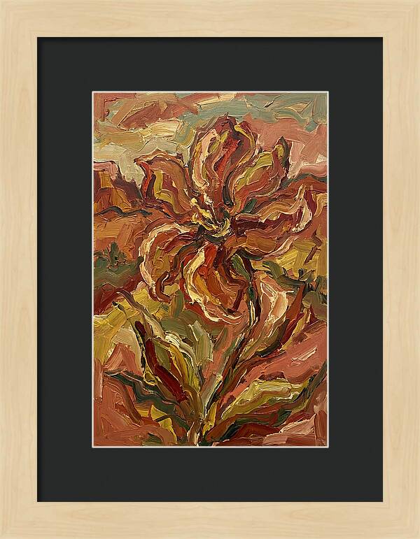 Desert Flower Blooming Brightly