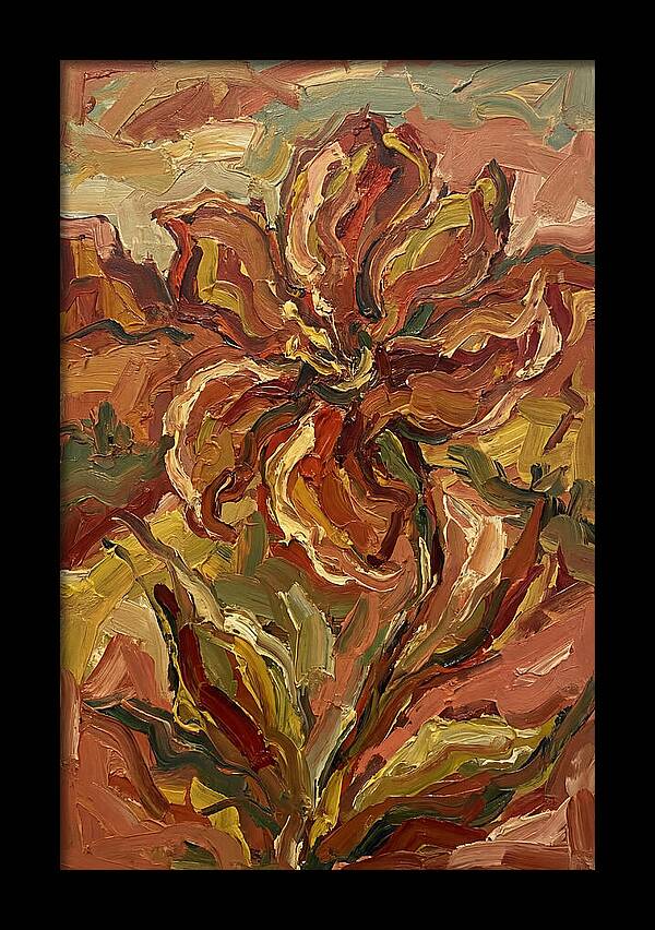 Desert Flower Blooming Brightly