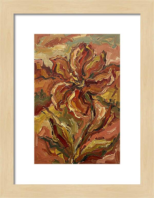 Desert Flower Blooming Brightly