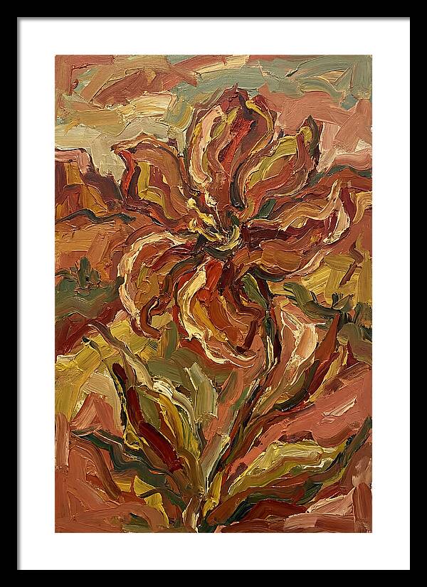 Desert Flower Blooming Brightly
