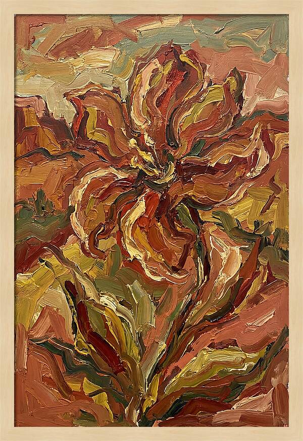 Desert Flower Blooming Brightly