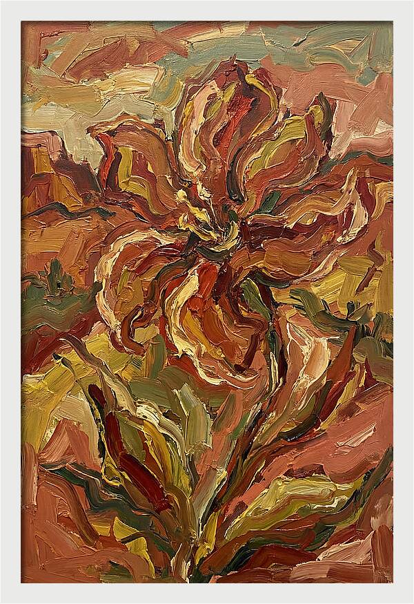 Desert Flower Blooming Brightly