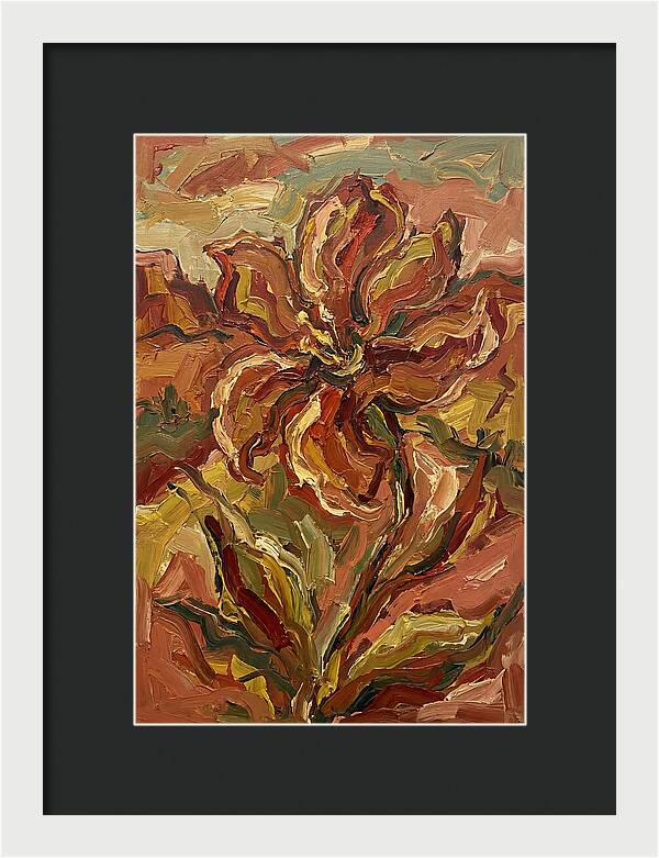 Desert Flower Blooming Brightly