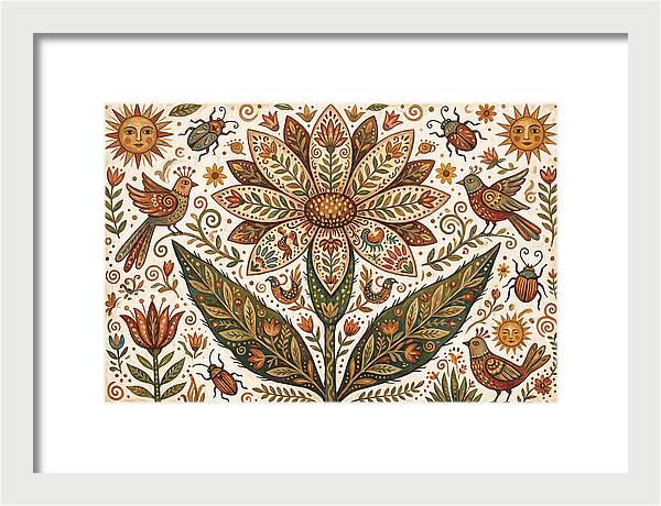 Desert Flower Folk Art