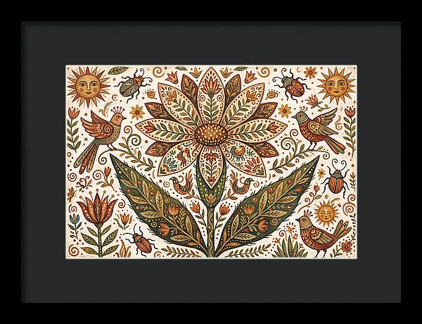 Desert Flower Folk Art