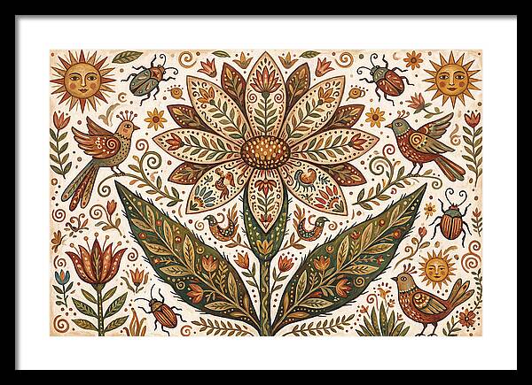 Desert Flower Folk Art