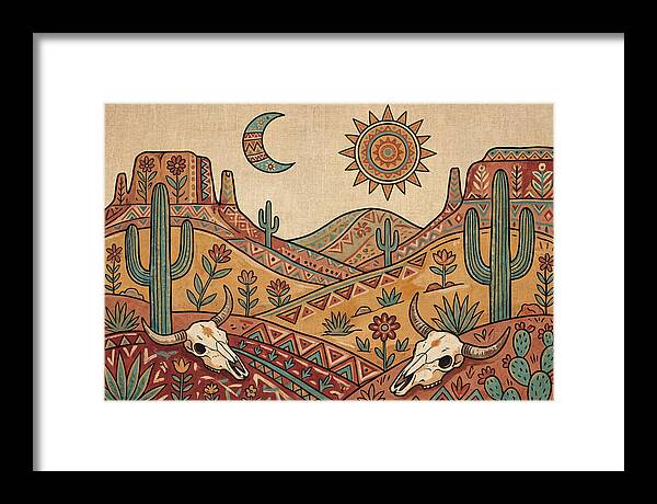 Desert Folk Landscape Art