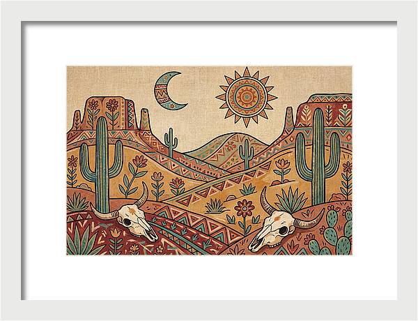 Desert Folk Landscape Art