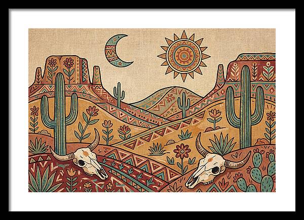 Desert Folk Landscape Art
