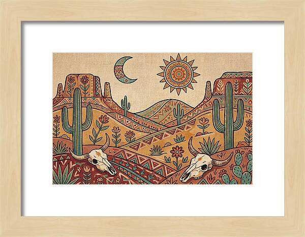 Desert Folk Landscape Art