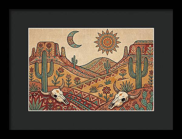 Desert Folk Landscape Art