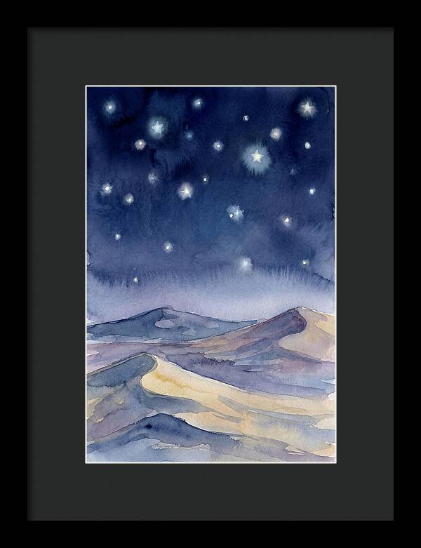 Desert Night Under Stars