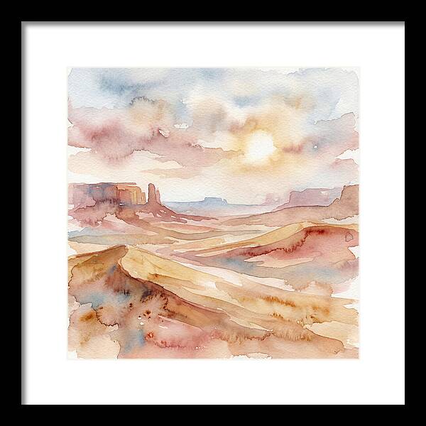 Desert Serenity At Dusk