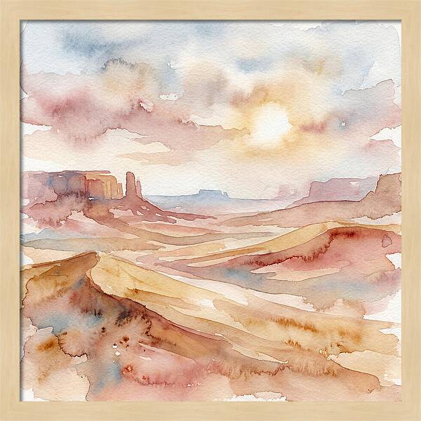 Desert Serenity At Dusk