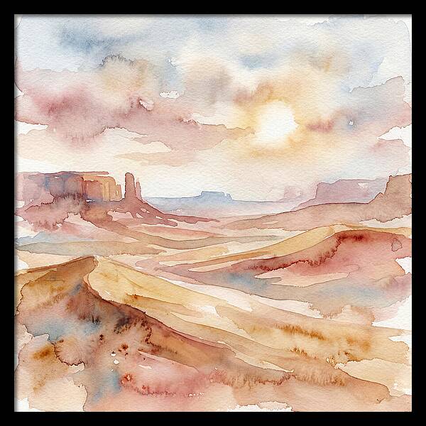 Desert Serenity At Dusk