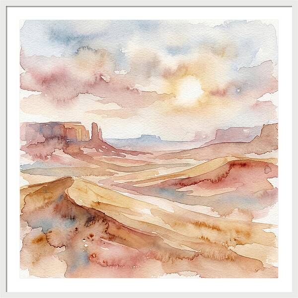 Desert Serenity At Dusk